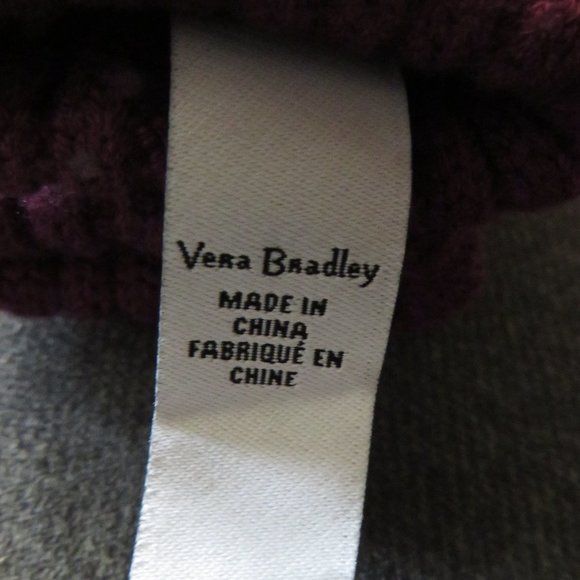 Vera Bradley Cranberry Red Knit Tech Gloves - Picture 6 of 7